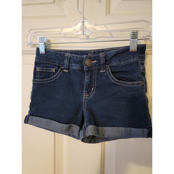 Justice*Girls 10*Denim Roll Up Shorts*EUC - Picture 1 of 3